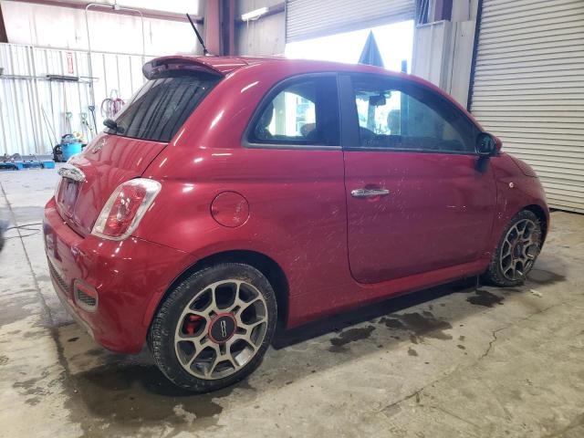 3C3CFFBR5CT179755 - 2012 FIAT 500 SPORT RED photo 3