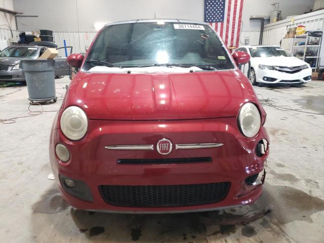 3C3CFFBR5CT179755 - 2012 FIAT 500 SPORT RED photo 5