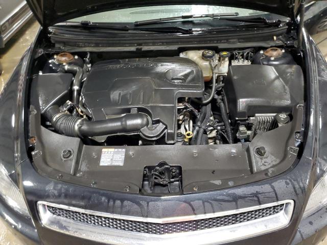 1G1ZC5E16BF370701 - 2011 CHEVROLET MALIBU 1LT შავი ფოტო 11
