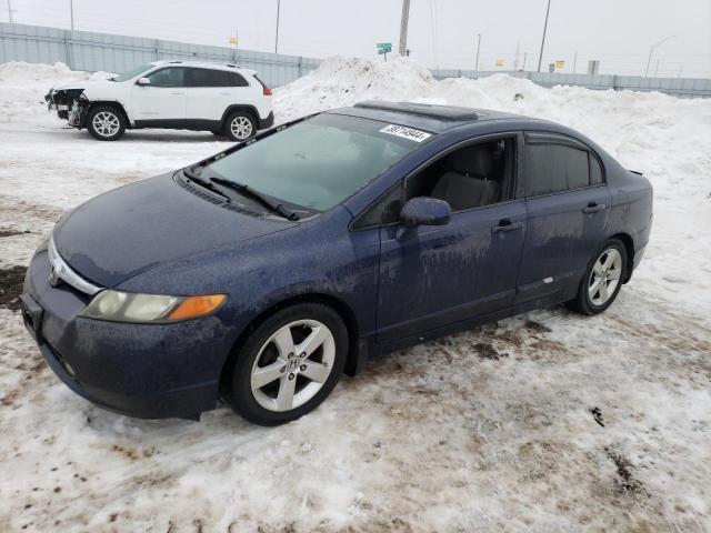 1HGFA16847L135227 - 2007 HONDA CIVIC EX BLUE photo 1