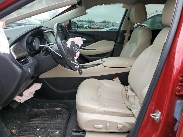 LRBFX1SA7KD061843 - 2019 BUICK ENVISION PREFERRED RED photo 7