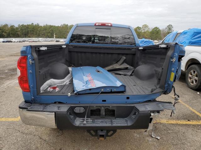 5TFRY5F18KX249122 - 2019 TOYOTA TUNDRA DOUBLE CAB SR/SR5 BLUE photo 6