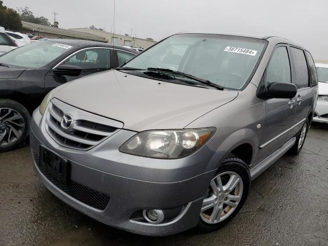 JM3LW28A440523233 - 2004 MAZDA MPV WAGON GRAY photo 1