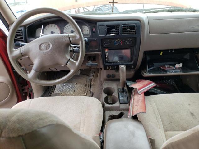 5TEGN92N41Z816238 - 2001 TOYOTA TACOMA DOUBLE CAB PRERUNNER RED photo 8