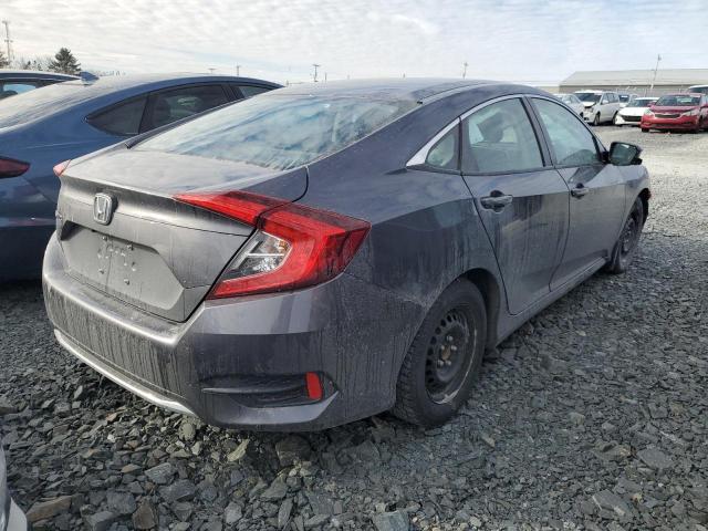 2HGFC2F71KH022848 - 2019 HONDA CIVIC EX GRAY photo 3