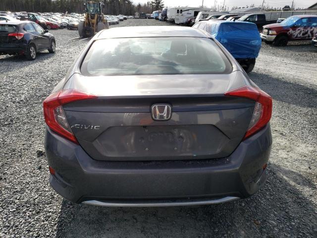 2HGFC2F71KH022848 - 2019 HONDA CIVIC EX GRAY photo 6