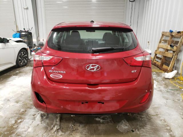 KMHD35LH4HU382475 - 2017 HYUNDAI ELANTRA GT RED photo 6