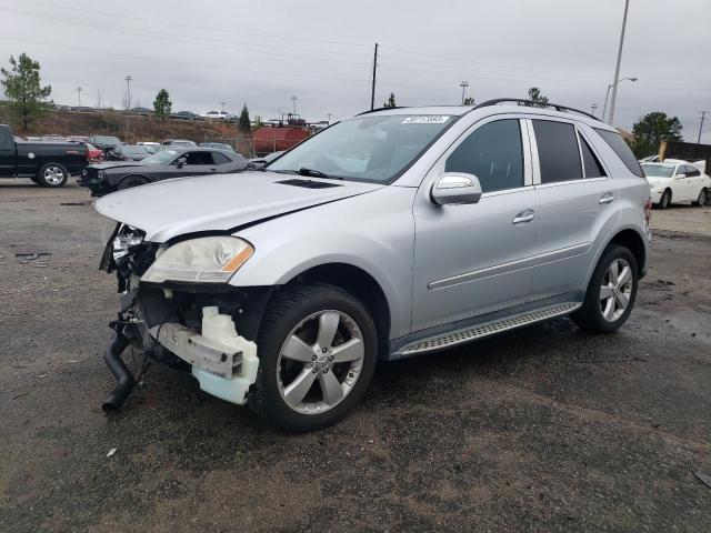 4JGBB8GB6AA570231 - 2010 MERCEDES-BENZ ML 350 4MATIC SILVER photo 1