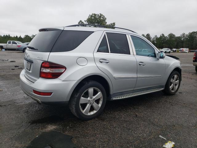 4JGBB8GB6AA570231 - 2010 MERCEDES-BENZ ML 350 4MATIC SILVER photo 3
