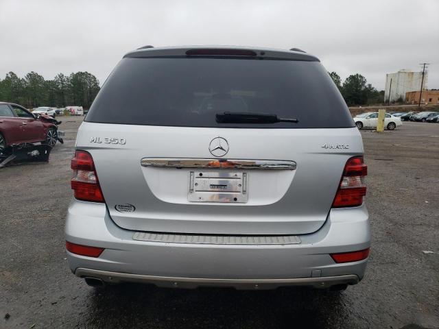 4JGBB8GB6AA570231 - 2010 MERCEDES-BENZ ML 350 4MATIC SILVER photo 6