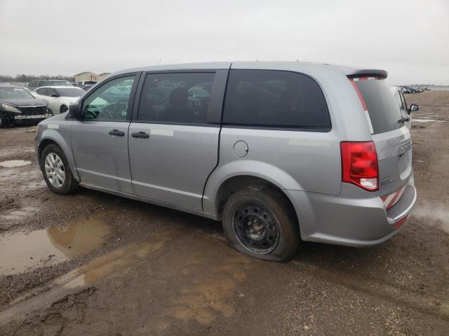 2C4RDGBG4KR798641 - 2019 DODGE GRAND CARA SE SILVER photo 2