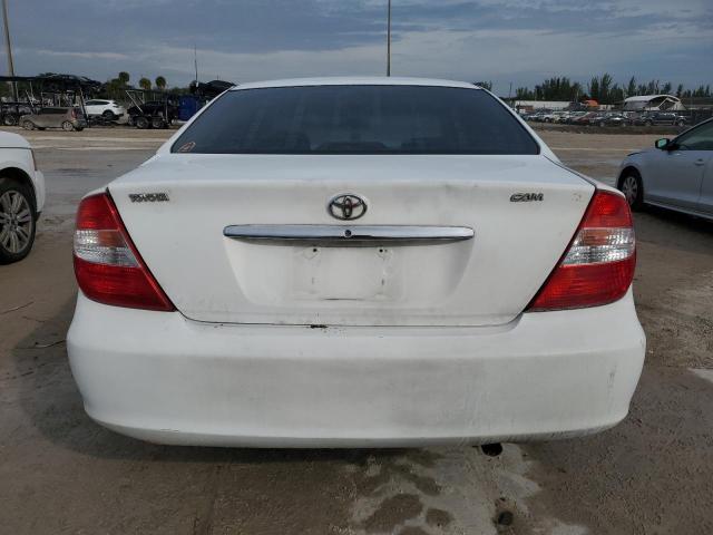 4T1BE32KX3U142634 - 2003 TOYOTA CAMRY LE WHITE photo 6