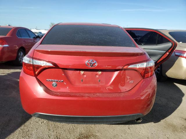 2T1BURHE0GC553930 - 2016 TOYOTA COROLLA L RED photo 6