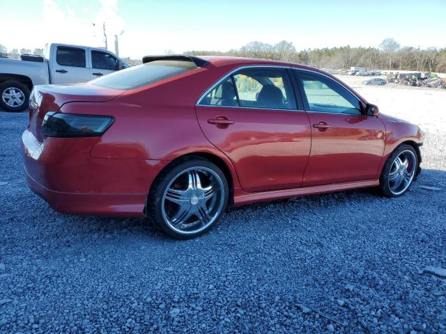 4T1BE46K47U114995 - 2007 TOYOTA CAMRY CE RED photo 3