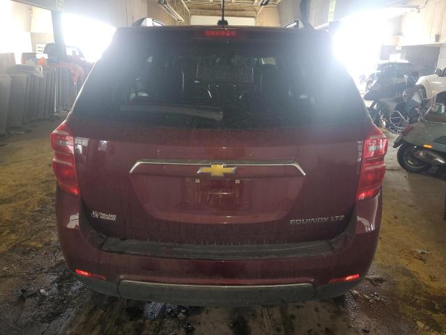 2GNALDEK8G6343032 - 2016 CHEVROLET EQUINOX LTZ BURGUNDY photo 6