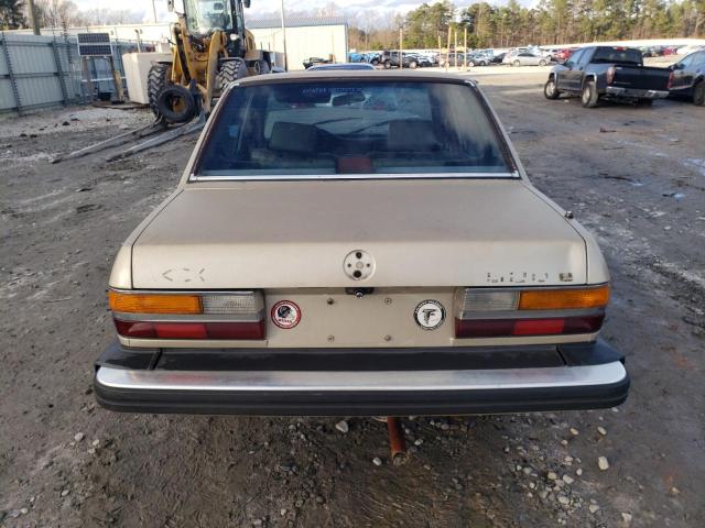 WBADK8305H9709016 - 1987 BMW 528 E AUTOMATIC BEIGE photo 6