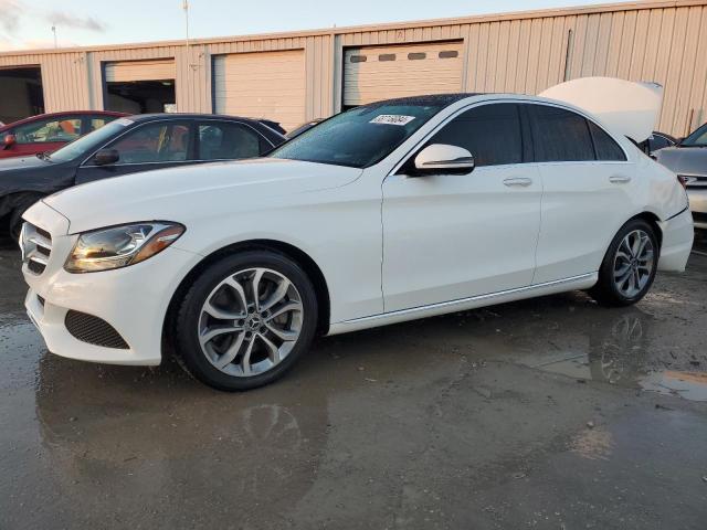 WDDWF4JB6JR387074 - 2018 MERCEDES-BENZ C 300 WHITE photo 1