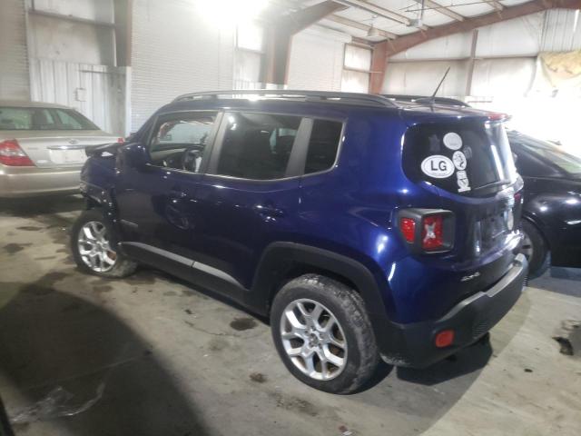 ZACCJBBT0GPC63641 - 2016 JEEP RENEGADE LATITUDE BLUE photo 2