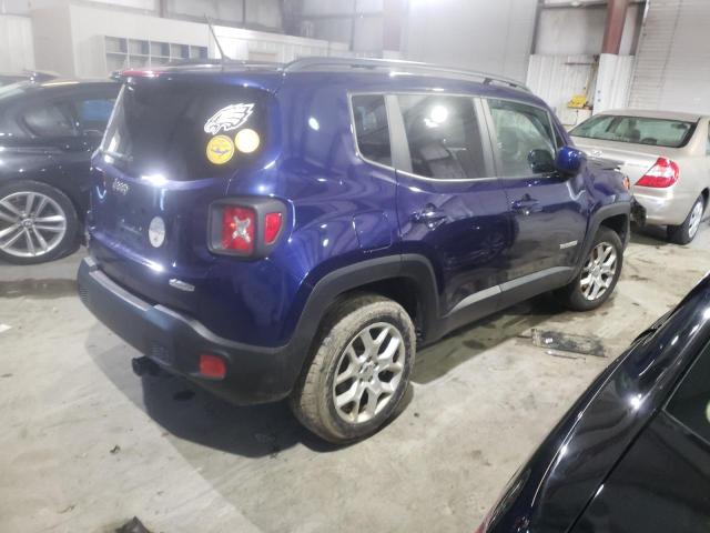 ZACCJBBT0GPC63641 - 2016 JEEP RENEGADE LATITUDE BLUE photo 3