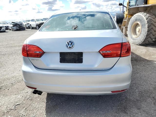 3VW2K7AJ6EM254008 - 2014 VOLKSWAGEN JETTA BASE SILVER photo 6