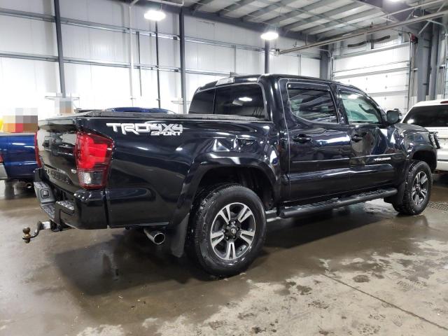 5TFCZ5ANXJX134730 - 2018 TOYOTA TACOMA DOUBLE CAB 黑色 照片 3
