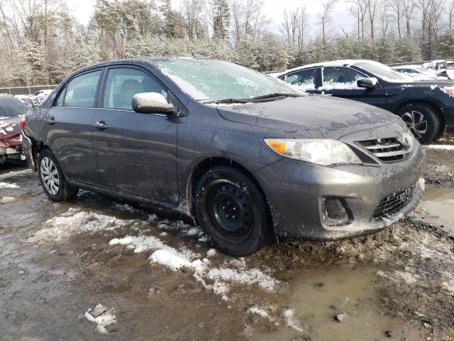 2T1BU4EE9DC116785 - 2013 TOYOTA COROLLA BASE GRAY photo 4