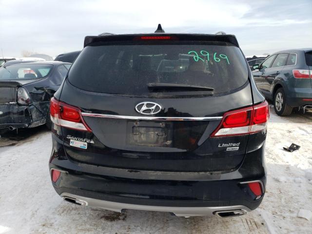 KM8SR4HF3JU263636 - 2018 HYUNDAI SANTA FE SE ULTIMATE BLACK photo 6