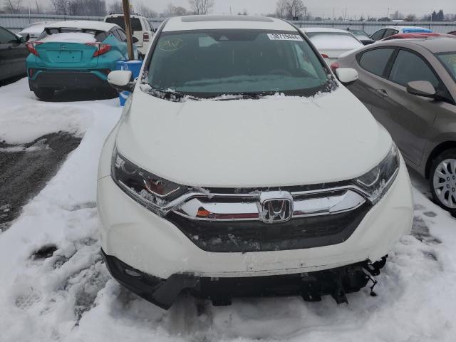 2HKRW2H53JH129436 - 2018 HONDA CR-V EX WHITE photo 5