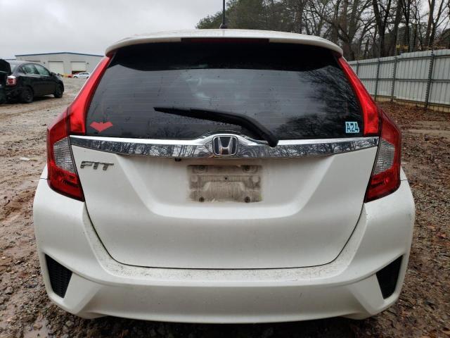 JHMGK5H77GX015473 - 2016 HONDA FIT EX WHITE photo 6