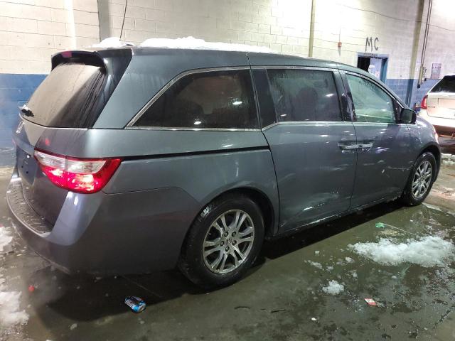 5FNRL5H69CB005112 - 2012 HONDA ODYSSEY EXL GRAY photo 3