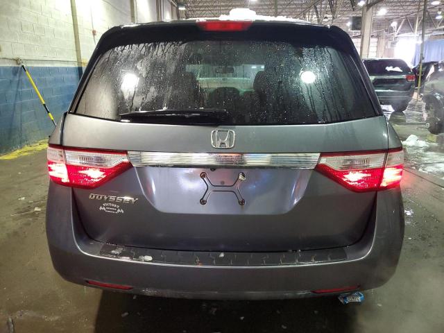 5FNRL5H69CB005112 - 2012 HONDA ODYSSEY EXL GRAY photo 6