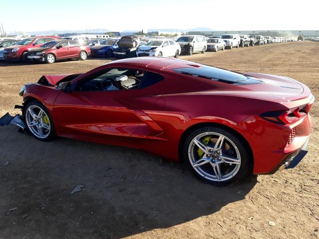 1G1YB2D46M5117508 - 2021 CHEVROLET CORVETTE STINGRAY 2LT RED photo 2