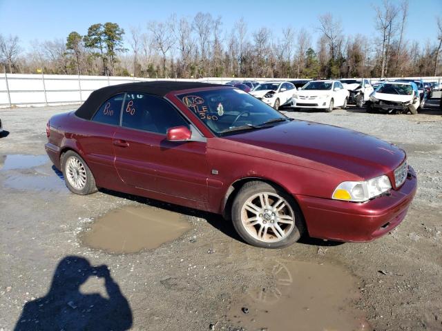 YV1NC62D83J036818 - 2003 VOLVO C70 HPT BURGUNDY photo 4