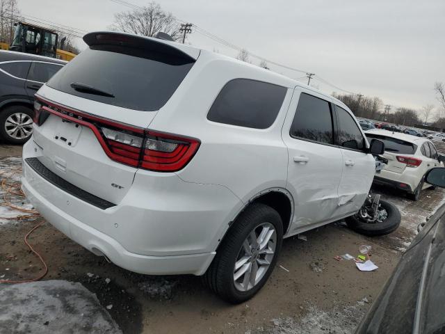 1C4RDJDG4PC693463 - 2023 DODGE DURANGO GT WHITE photo 3