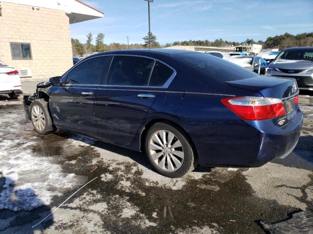 1HGCR2F77DA094771 - 2013 HONDA ACCORD EX BLUE photo 2