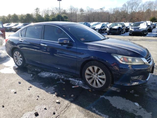 1HGCR2F77DA094771 - 2013 HONDA ACCORD EX BLUE photo 4