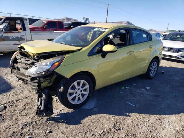 KNADM4A35G6686367 - 2016 KIA RIO LX YELLOW photo 1