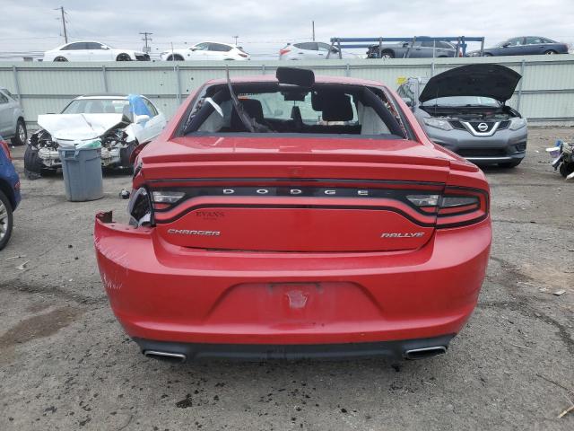 2C3CDXHG8FH858367 - 2015 DODGE CHARGER SXT RED photo 6