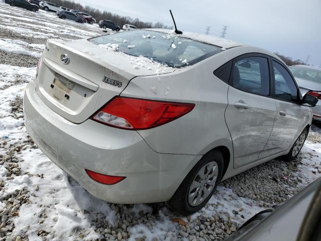 KMHCT4AE9GU022843 - 2016 HYUNDAI ACCENT SE BEIGE photo 3