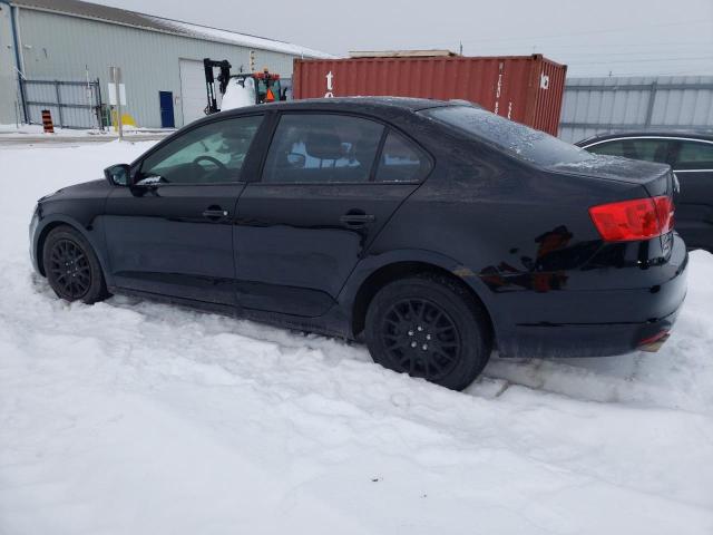 3VW1K7AJ1CM330906 - 2012 VOLKSWAGEN JETTA BASE BLACK photo 2