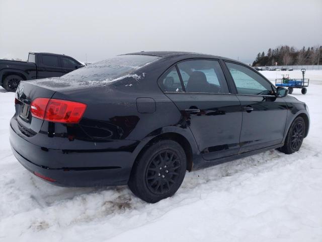 3VW1K7AJ1CM330906 - 2012 VOLKSWAGEN JETTA BASE BLACK photo 3