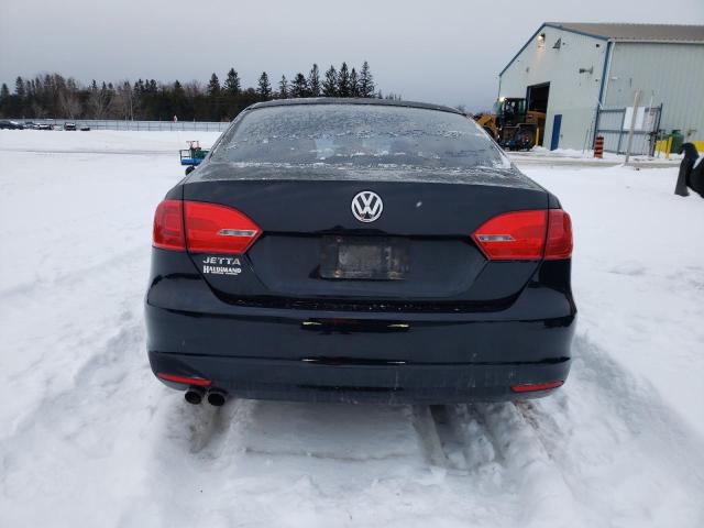 3VW1K7AJ1CM330906 - 2012 VOLKSWAGEN JETTA BASE BLACK photo 6