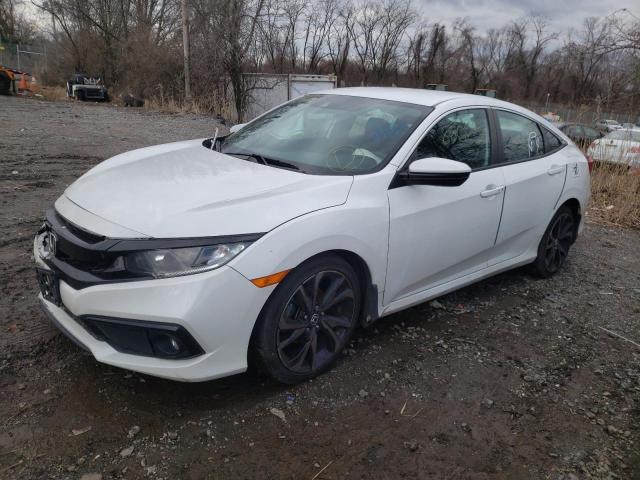 2HGFC2F8XLH545201 - 2020 HONDA CIVIC SPORT WHITE photo 1