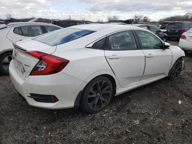 2HGFC2F8XLH545201 - 2020 HONDA CIVIC SPORT WHITE photo 3