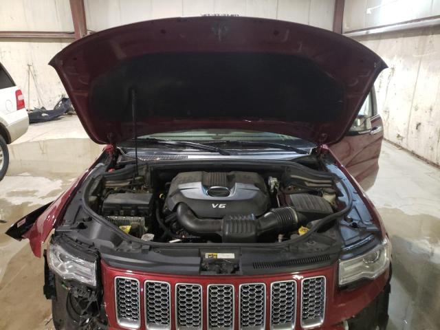 1C4RJFJG0FC855338 - 2015 JEEP GRAND CHER SUMMIT ბურგუნდია ფოტო 11