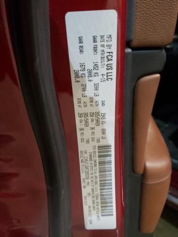 1C4RJFJG0FC855338 - 2015 JEEP GRAND CHER SUMMIT ბურგუნდია ფოტო 12