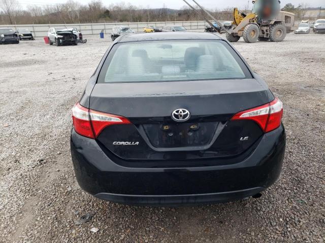 5YFBURHEXEP162605 - 2014 TOYOTA COROLLA L BLACK photo 6