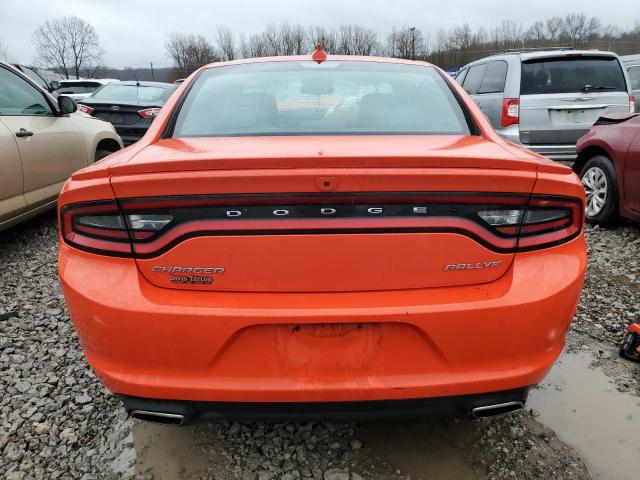 2C3CDXHG4HH511329 - 2017 DODGE CHARGER SXT ORANGE photo 6