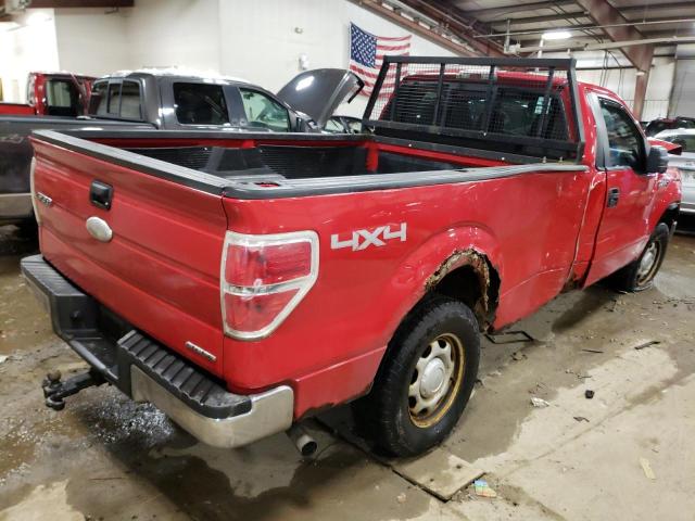 1FTMF1EM8BKD51280 - 2011 FORD F150 RED photo 3