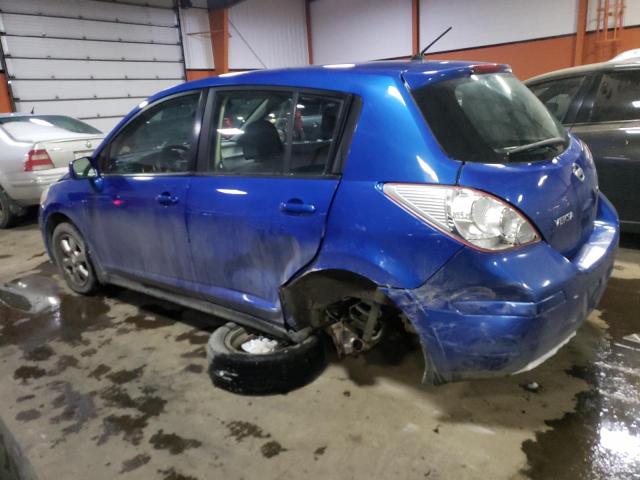 3N1BC13E18L456605 - 2008 NISSAN VERSA S BLUE photo 2